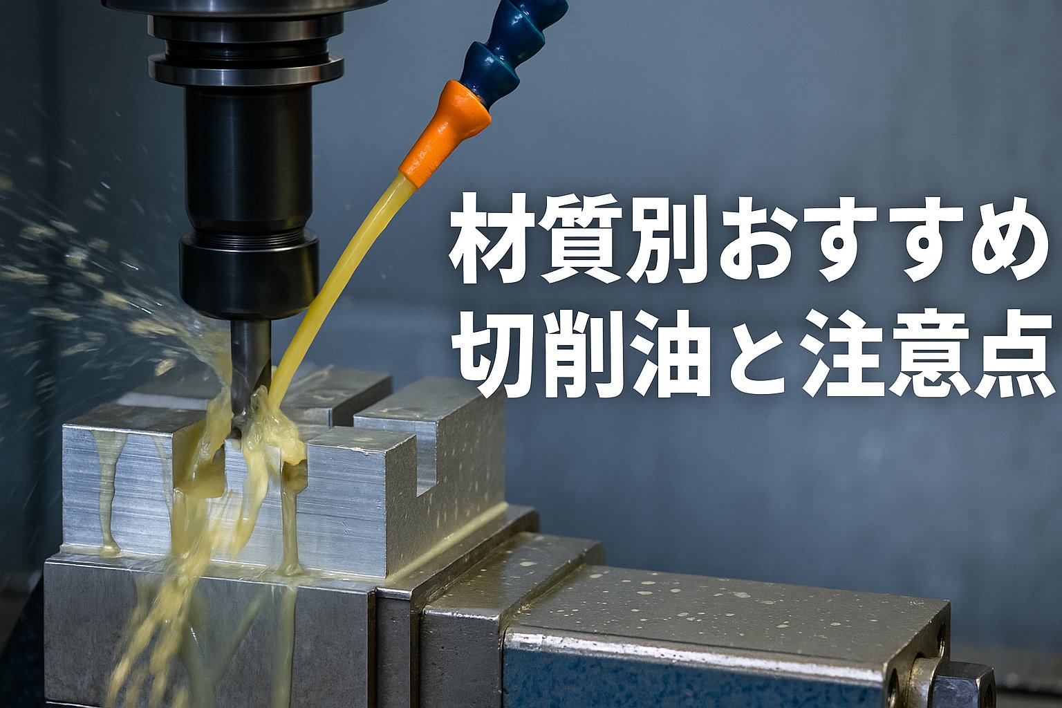 材質別おすすめ切削油と注意点（鉄、アルミ、ステンレスなど）