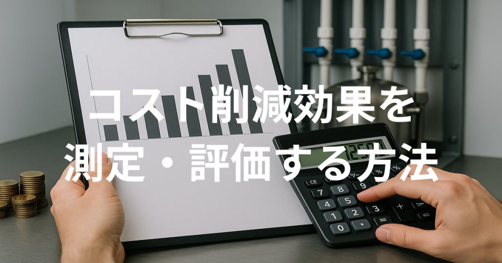 コスト削減効果を測定・評価する方法