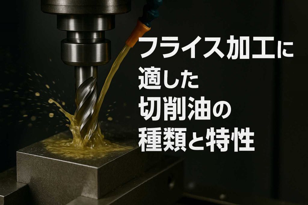 フライス加工に適した切削油の種類と特性