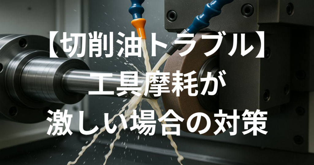 工具摩耗が激しい場合の対策