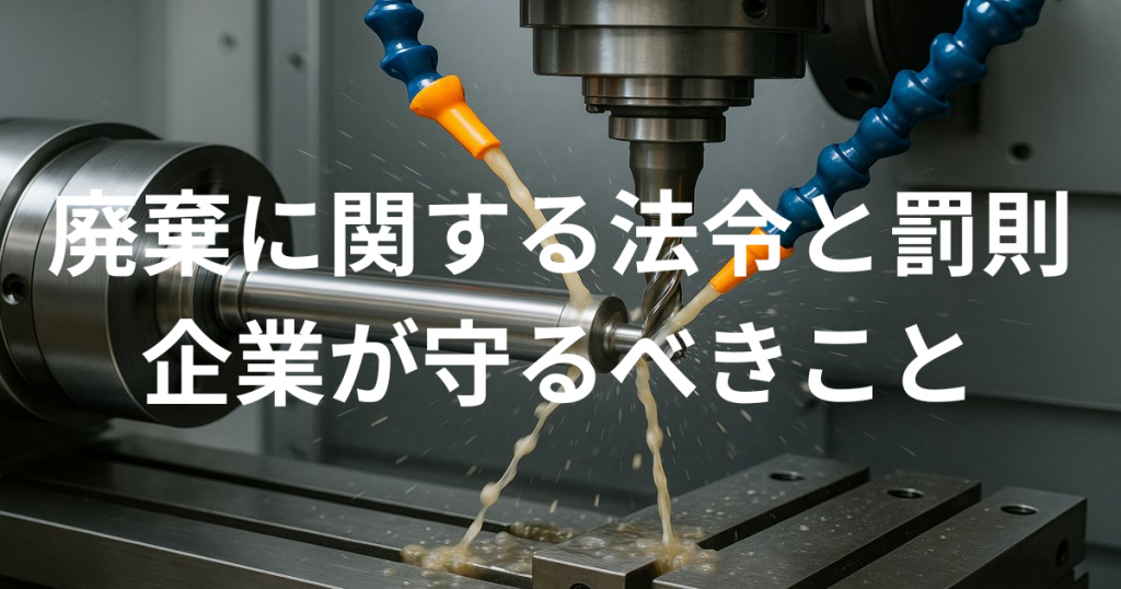 廃棄に関する法令と罰則：企業が守るべきこと