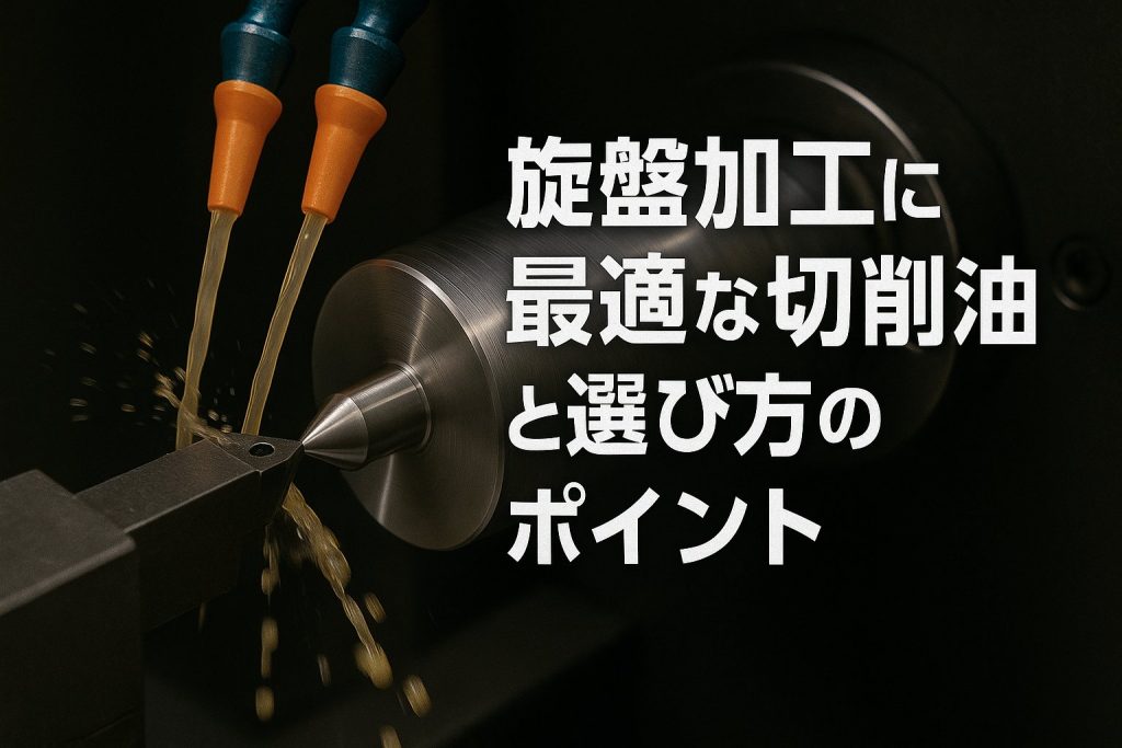 旋盤加工に最適な切削油と選び方のポイント