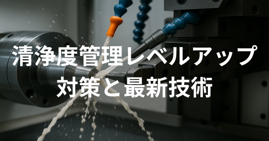 清浄度管理のレベルアップ対策と最新技術