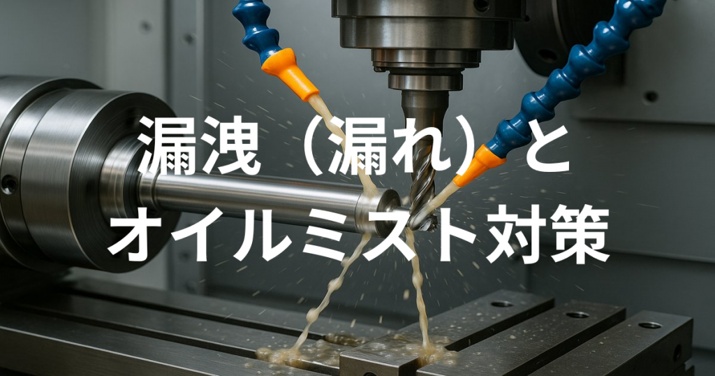 漏洩（漏れ）とオイルミスト対策