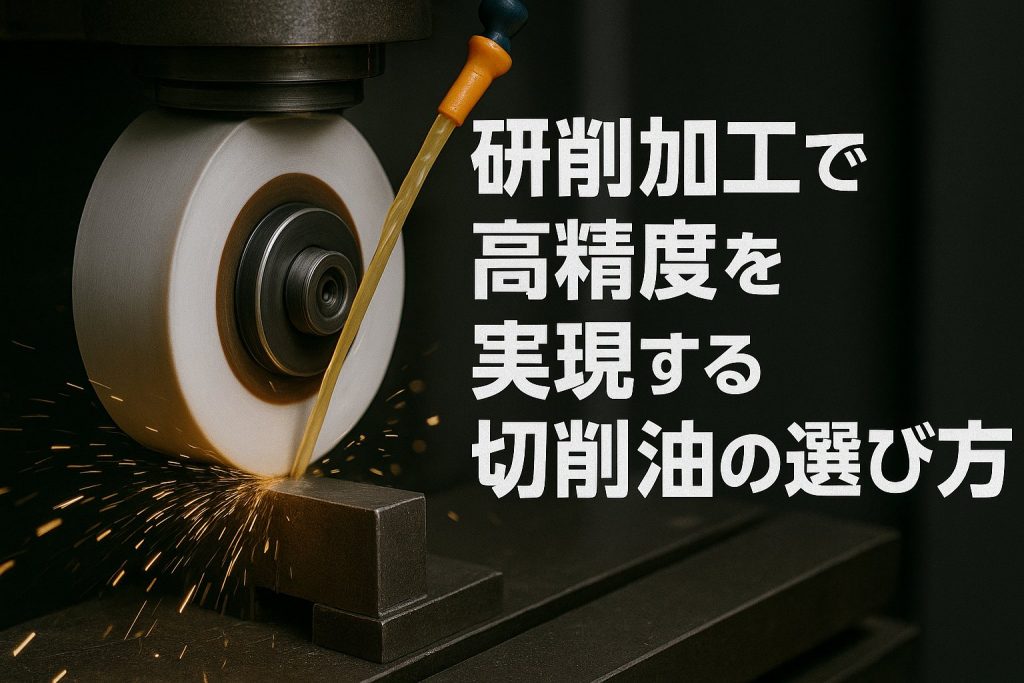 研削加工で高精度を実現する切削油の選び方