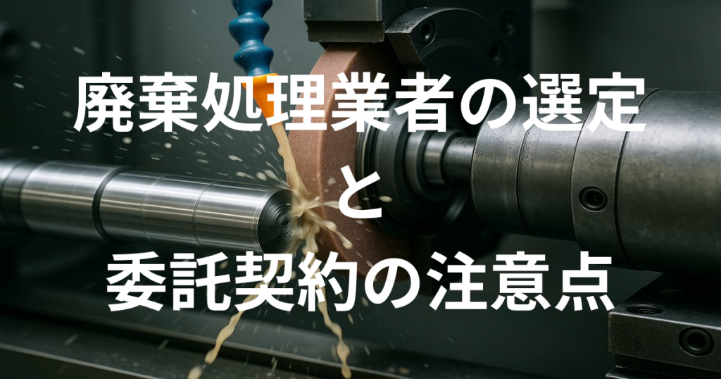 適切な廃棄処理業者の選び方と委託契約の注意点