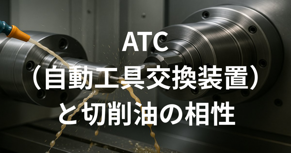 ATC（自動工具交換装置）と切削油の相性