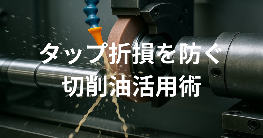 タップ折損を防ぐための切削油活用術