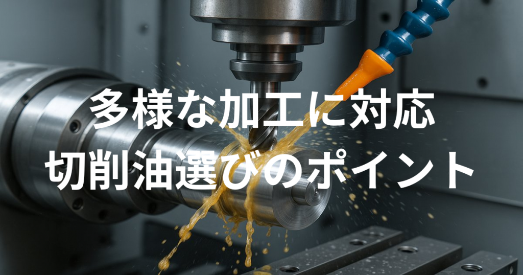 多様な加工に対応するための切削油選びのポイント