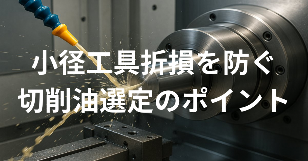 小径工具の折損を防ぐための切削油選定のポイント