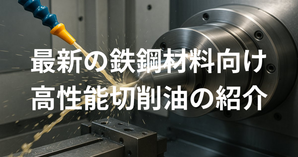 最新の鉄鋼材料向け高性能切削油の紹介