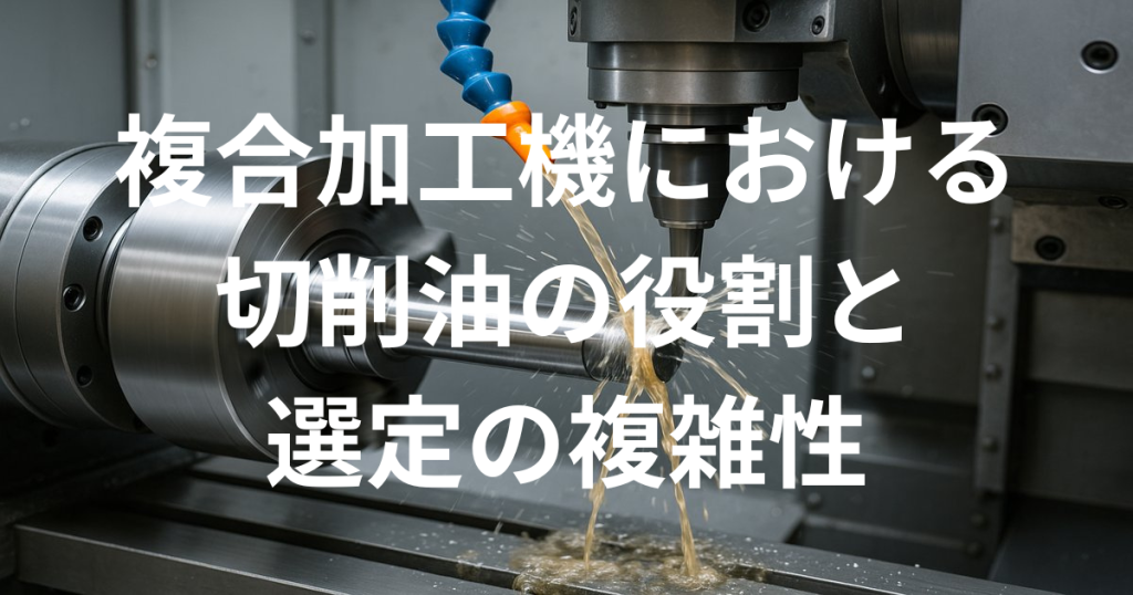 複合加工機における切削油の役割と選定の複雑性