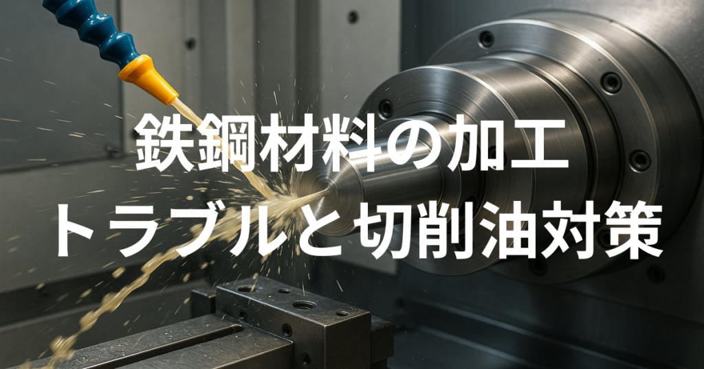 鉄鋼材料の加工におけるトラブルと切削油対策