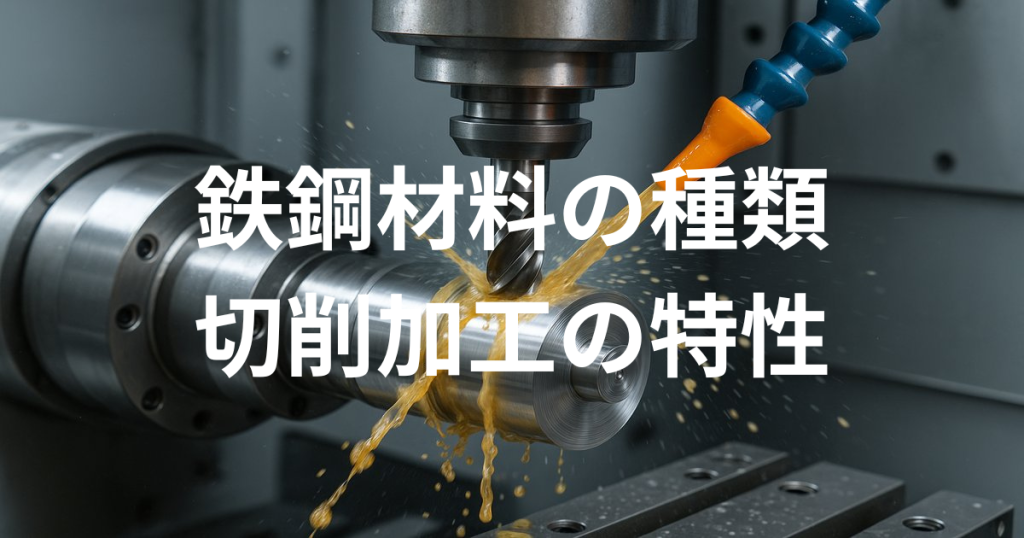 鉄鋼材料の種類と切削加工の特性