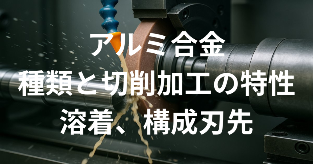 アルミ合金の種類と切削加工の特性(溶着、構成刃先)