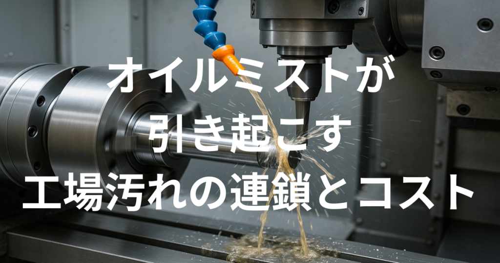 オイルミストが引き起こす工場汚れの連鎖とコスト