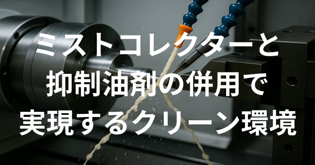 ミストコレクターと抑制油剤の併用で実現するクリーン環境