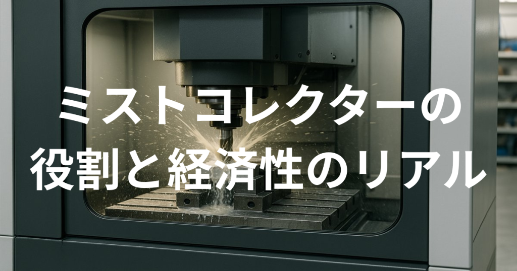 ミストコレクター（除去設備）の役割と経済性のリアル