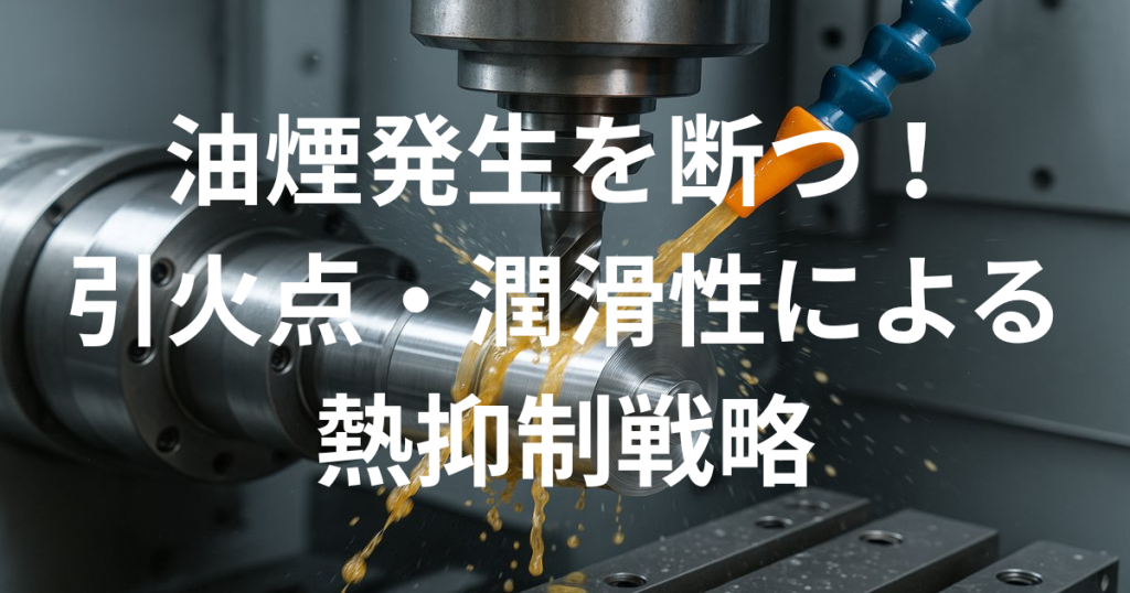 油煙発生を断つ！油剤の引火点・潤滑性による熱抑制戦略