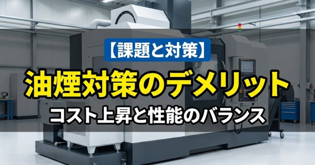 油煙対策のデメリット：コスト上昇と性能のバランス