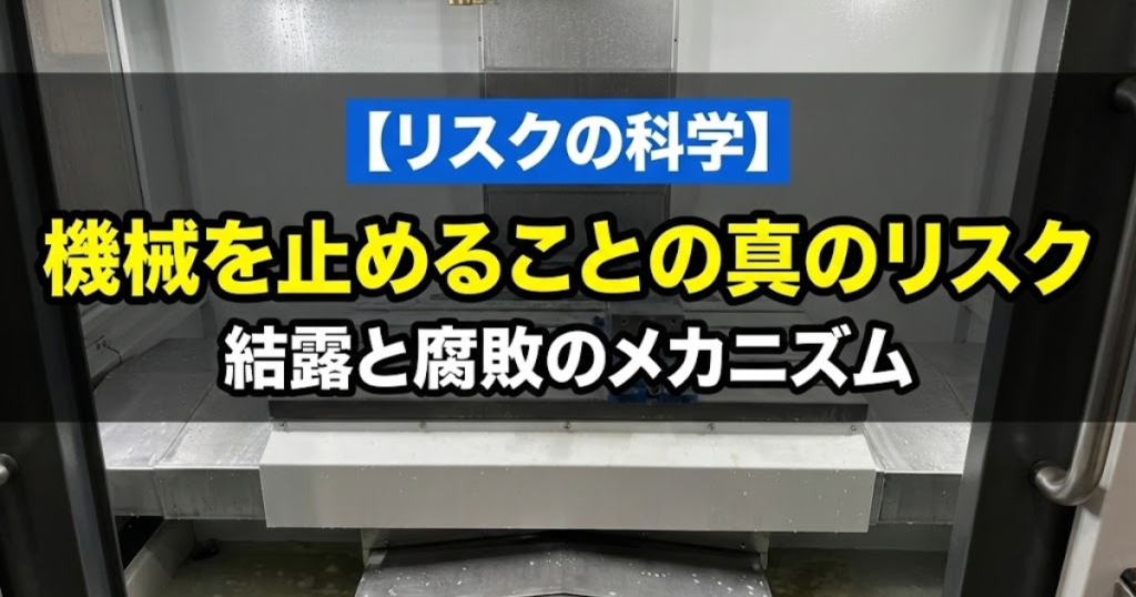機械を止めることの真のリスク 結露と腐敗の科学