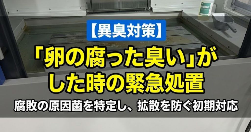 【異臭対策】「卵の腐った臭い」がした時の緊急処置