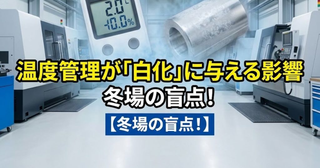 冬場の盲点！温度管理がアルミの「白化」に与える影響
