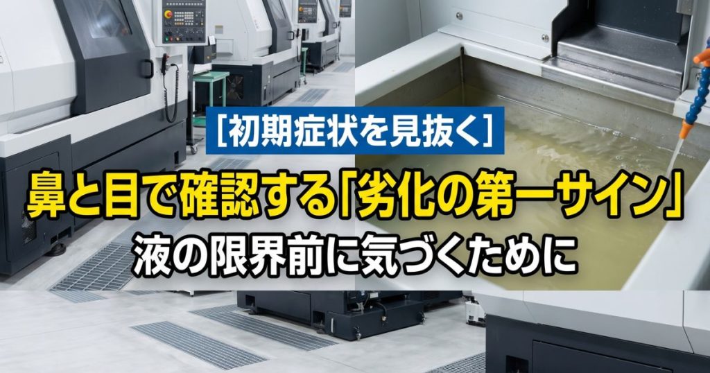 初期症状を見抜く｜鼻と目で確認する「劣化の第一サイン」