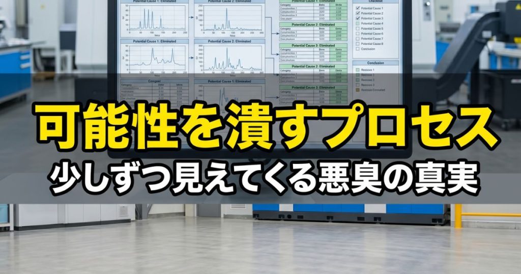 少しずつ見えてくる真実：可能性を潰すプロセス