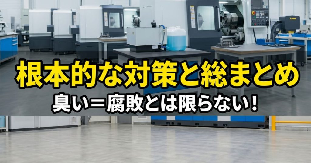 根本的な対策と総まとめ：臭い＝腐敗とは限らない