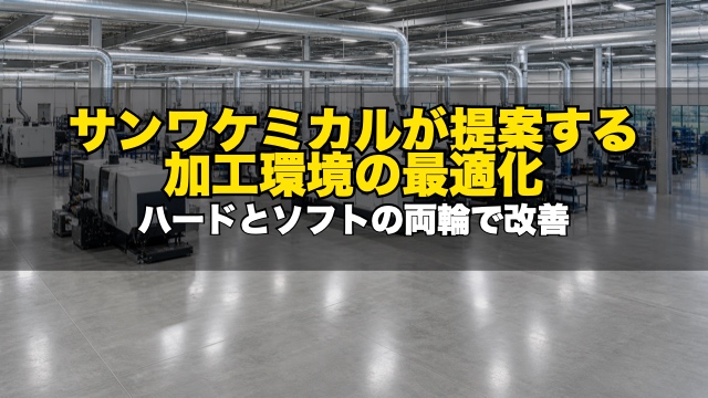 サンワケミカルが提案する「空気もきれいにする」加工環境の最適化