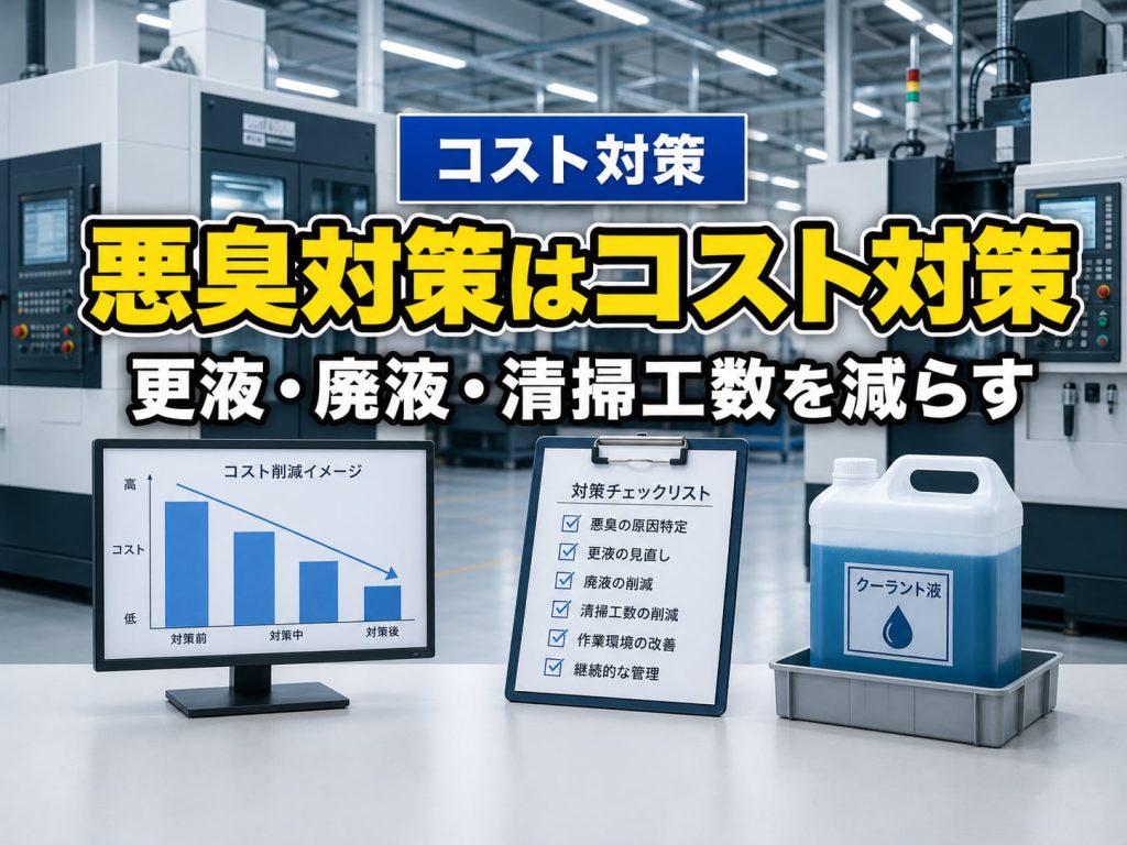 臭い対策は、更液費用や清掃時間にも関係する