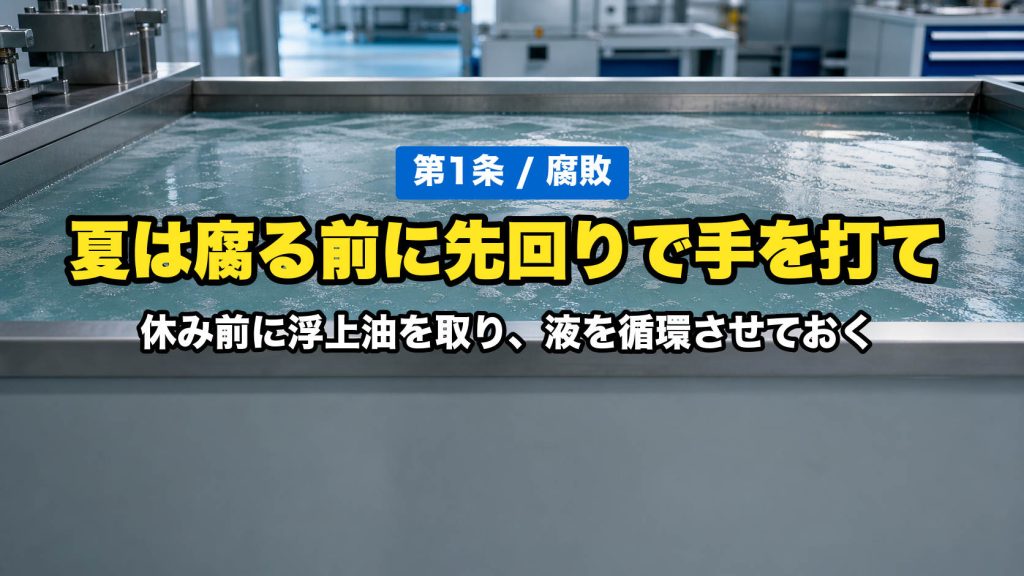 高温多湿で腐敗が一気に進む｜雑菌が増えるメカニズムと「休み明けが危険」な理由